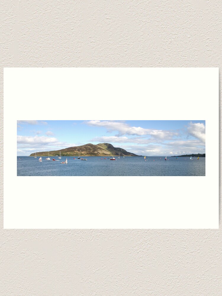Alternate view of Holy Isle panorama Art Print