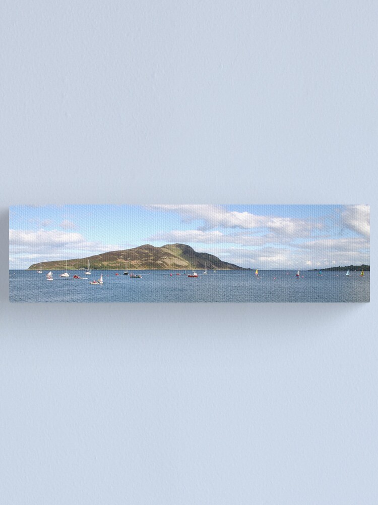Alternate view of Holy Isle panorama Canvas Print