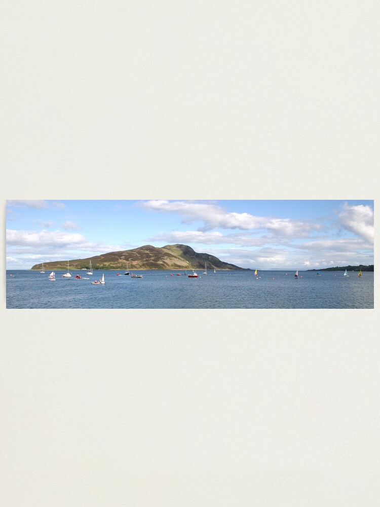 Alternate view of Holy Isle panorama Photographic Print