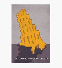 The Leaning Tower of Cheeza Photographic Print