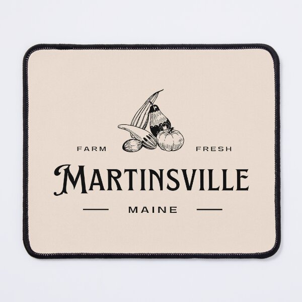 Item preview, Martinsville Maine Farmers Market Black designed and sold by DrEyehacker.