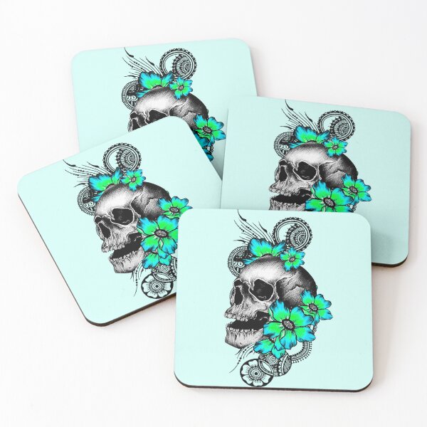 Item preview,  Romantic Skull Flowers designed and sold by Gothic Fantasy.