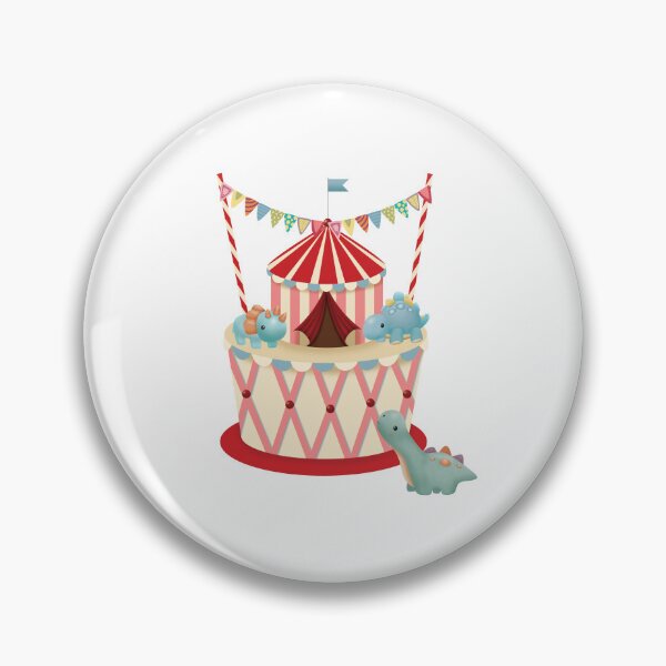 Item preview, Big Top Circus Cake With Dinosaurs designed and sold by darklanterndsn.