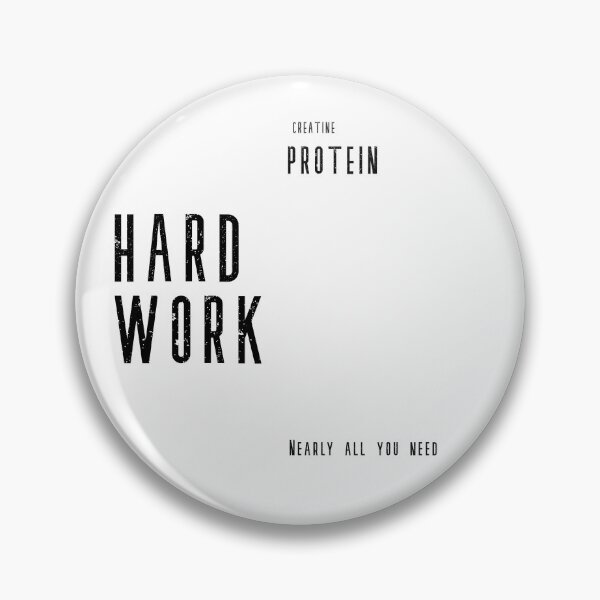 Item preview, Creatine Protein Hard Work - Fitness Design designed and sold by STRAIGHT UP BULKED UP.