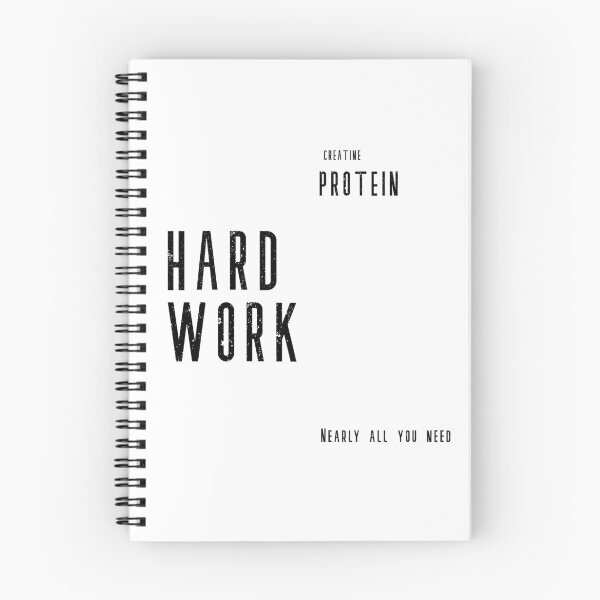 Item preview, Creatine Protein Hard Work - Fitness Design designed and sold by STRAIGHT UP BULKED UP.