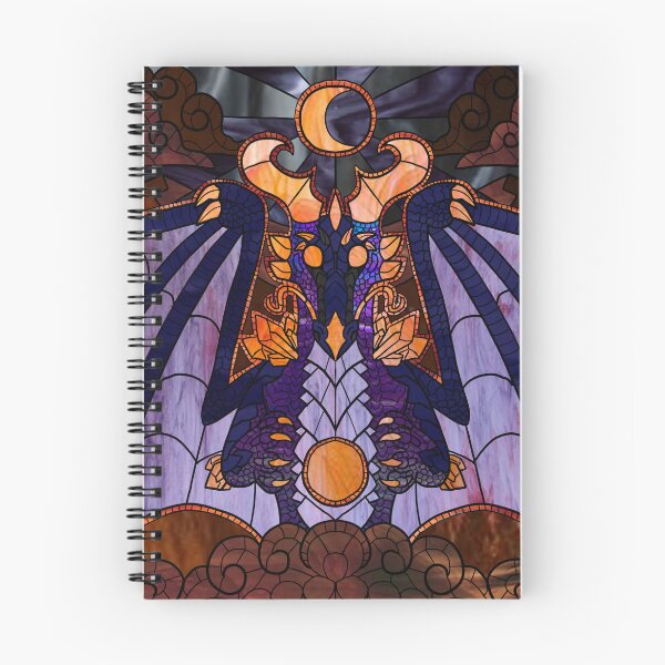 Artikelvorschau, Monddrachen-Buntglas (Harvest Moon) entworfen und verkauft von CalypsoStudio.