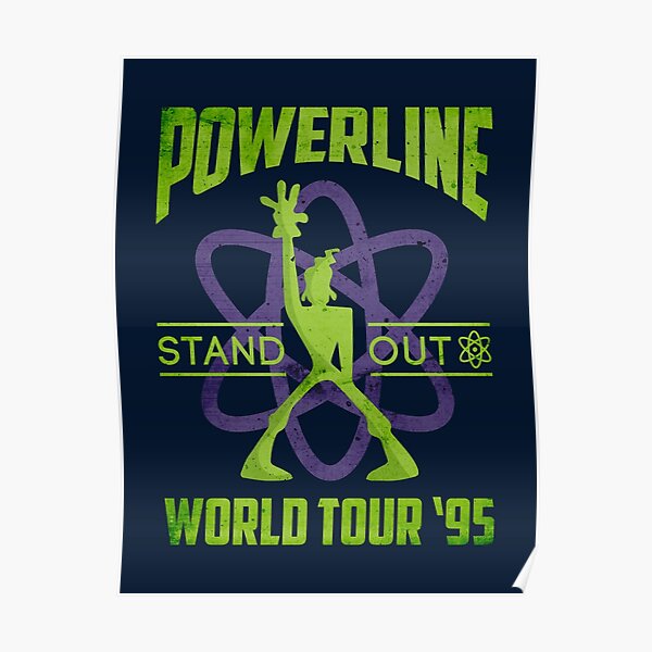 Powerline Stand Out World Tour 95' V2 Poster