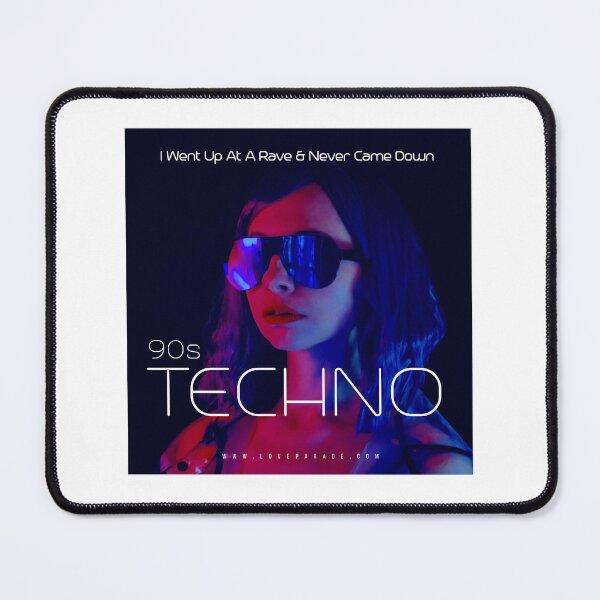 Item preview, 90s Techno. I Went Up At A Race And Never Came Down. designed and sold by JoseyMiles.
