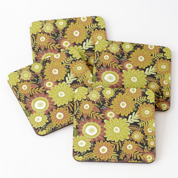 Item preview, Forest Daisies - Retro Colors designed and sold by Squarebird.