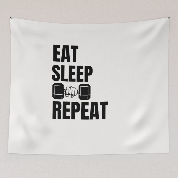 Item preview, EAT SLEEP LIFT REPEAT designed and sold by KDM-Designs.