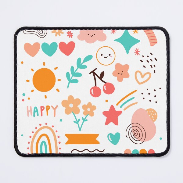 Item preview, Happy Spring Flower Assortment Doodles designed and sold by Porosenok.