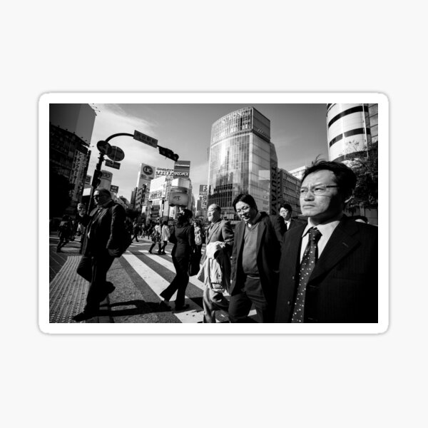 Odd man out - Shibuya Tokyo Japan Sticker