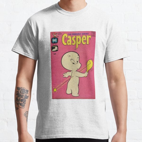 Casper The Friendly Ghost T Shirt Mens Size XL Orange Halloween Short  Sleeve Y2K