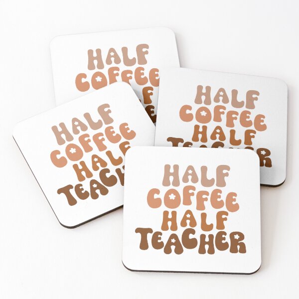 Item preview,  First Day Of School Half Coffee Half Teacher Retro Classic designed and sold by primerocktee.