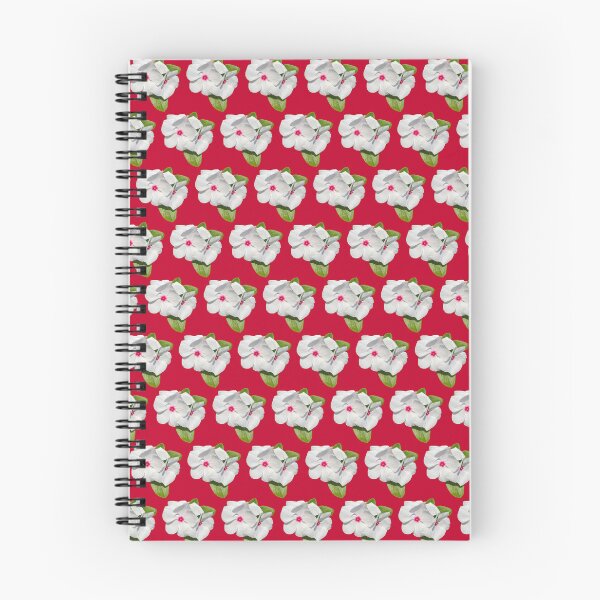 Item preview, Beautiful White Blossoms Red Background designed and sold by HoorayDesigns.