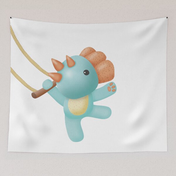 Item preview, Dino Circus Trapeze Triceratops  designed and sold by darklanterndsn.
