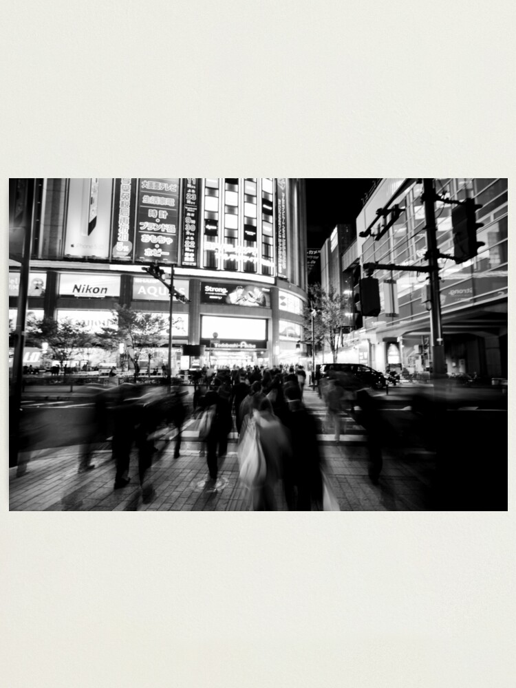 Alternate view of Keeping pace with Tokyo Japan Photographic Print