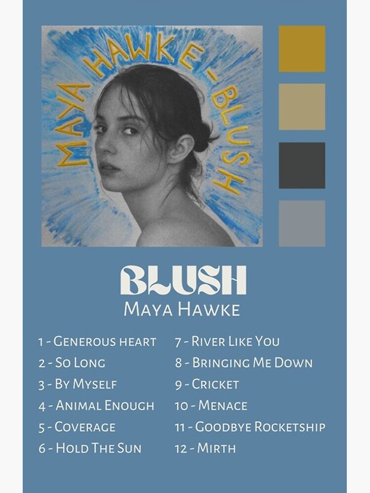 Disover Blush Maya Hawke Premium Matte Vertical Poster