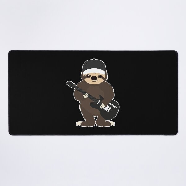 Item preview, Sloth Guitar Band Member Animal Music Sticker designed and sold by melanieqyehb.