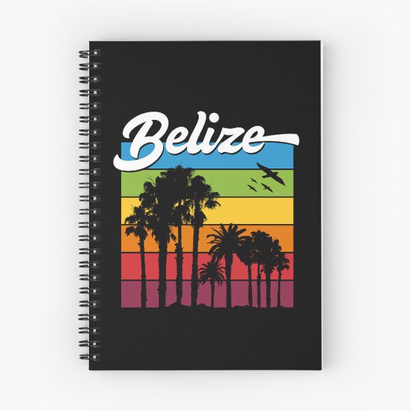Item preview, Rainbow Belize Souvenir Palm Trees Tropical Vacation designed and sold by Delightfully Cynical.