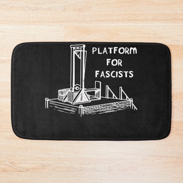 Item preview, A platform for fascists guillotine, anti fascist designed and sold by CoryKurtz.