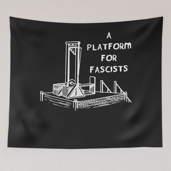Artikelvorschau, Eine Plattform für Faschisten, Guillotine, Antifaschisten entworfen und verkauft von CoryKurtz.