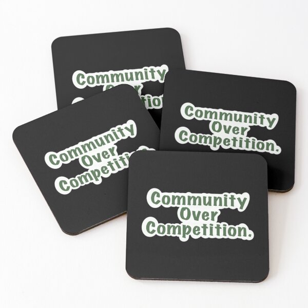 Item preview, Community Over Competition Active T-Shirt designed and sold by gusplawn5.