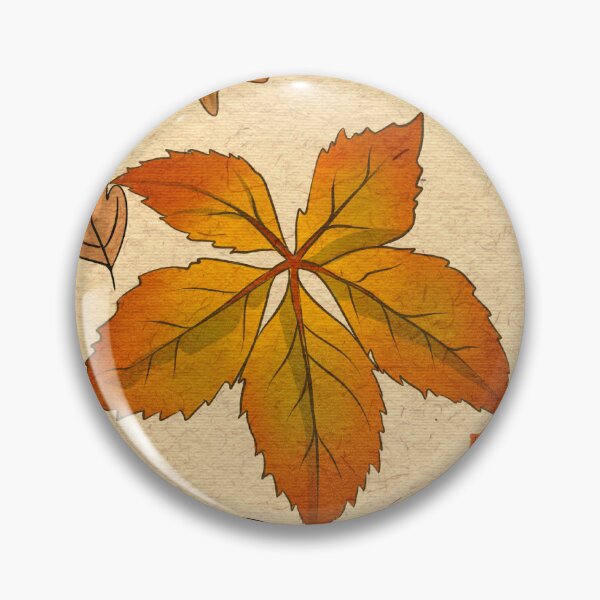 Item preview, Variety of Autumn\ Dead leaves in Seamless Pattern designed and sold by Jessiemay-arts.