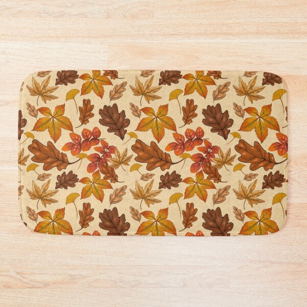 Item preview, Variety of Autumn\ Dead leaves in Seamless Pattern designed and sold by Jessiemay-arts.