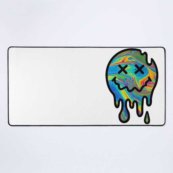 Item preview, Rainbow Trippy Melting Smiley Face designed and sold by Lil-Bit-Batty.