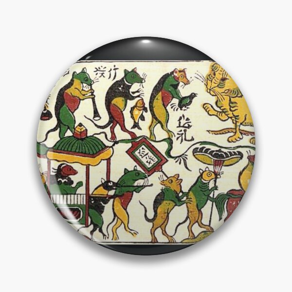 Item preview, Rat's wedding - Vietnam folk art  designed and sold by SkyisBright.