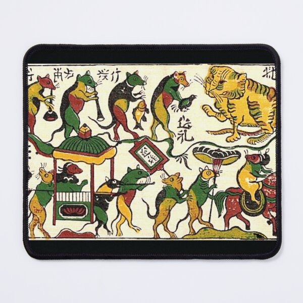 Item preview, Rat's wedding - Vietnam folk art  designed and sold by SkyisBright.