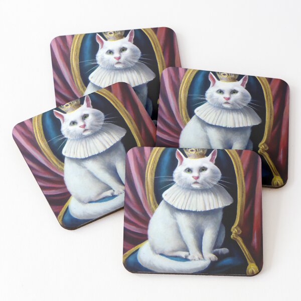 Item preview, Royal White Cat designed and sold by AnimalCutness.