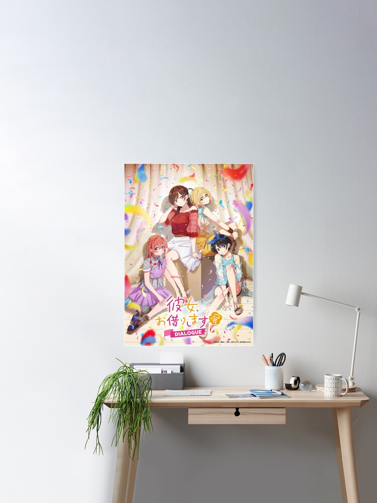  Kanojo Okarishimasu Anime Poster (21) Art Poster Canvas  Painting Decor Wall Print Photo Gifts Home Modern Decorative Posters  Framed/Unframed 16x24inch(40x60cm) : Hogar y Cocina