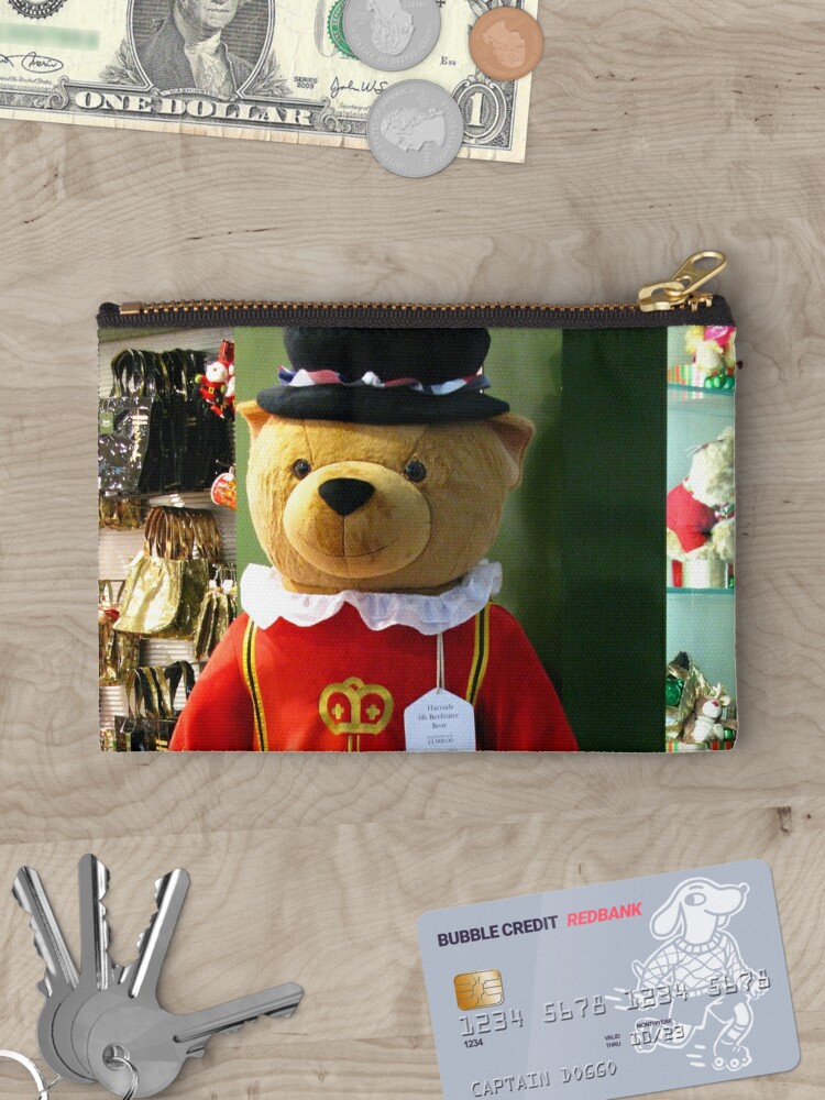 Harrods 6ft Beafeater Bear | Zipper Pouch