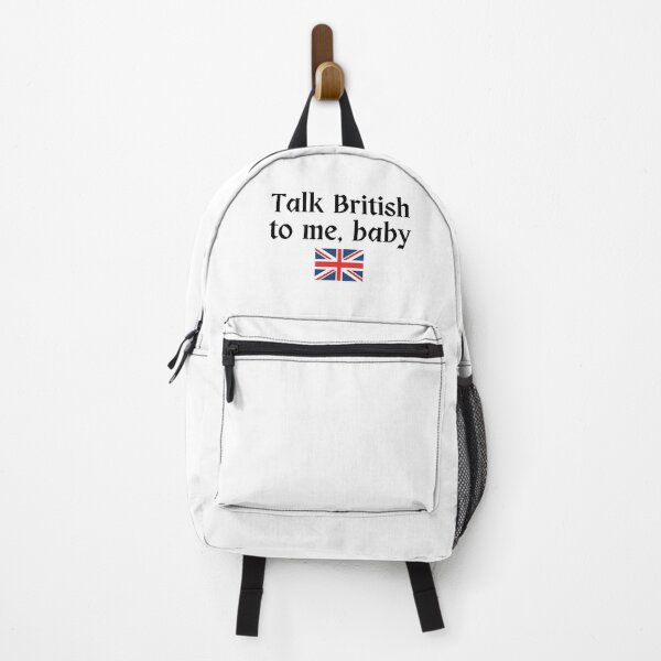 Item preview, Talk British to Me, Baby | England | Romantic | English Accent | Light Background designed and sold by SidefatSayings.