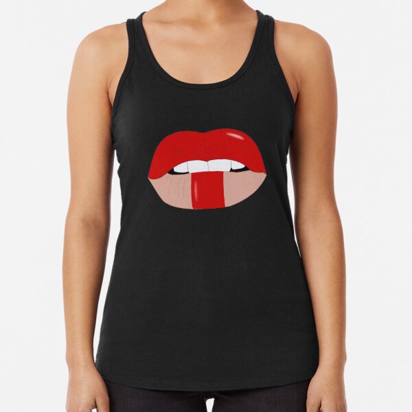 Queen's Lipstick Racerback Tank Top