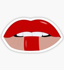 Queen's Lipstick Sticker