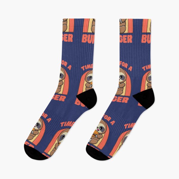 Item preview, Sloth: Time for a Burger, Sloth Loves Burger designed and sold by Keep Smiling.