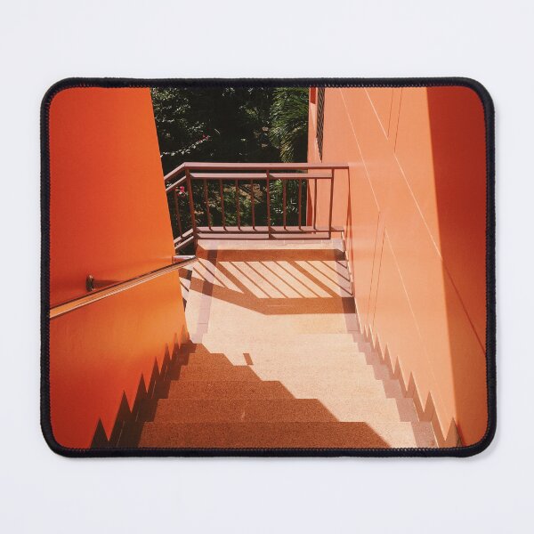 Item preview, Architecture, Orange Stairs, Koh Samui, Thailand, Travel Photography designed and sold by Sunfleur-Studio.