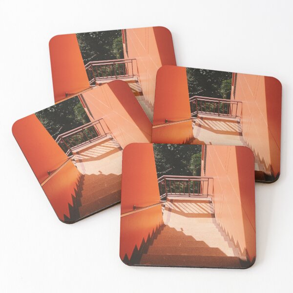Item preview, Architecture, Orange Stairs, Koh Samui, Thailand, Travel Photography designed and sold by Sunfleur-Studio.