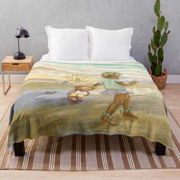 Item preview, Vintage Hawaiian Beach Best Friends  designed and sold by sunnthreads.