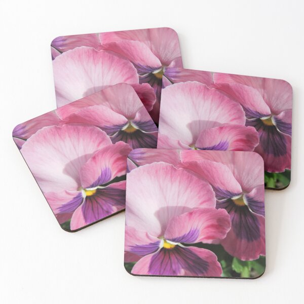 Item preview, Pink Pansies Macro designed and sold by Marilyn Harris.