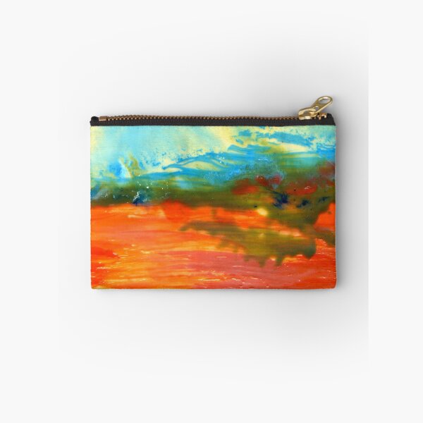 Item preview, Red Desert Encaustic Landscape Painting designed and sold by Heatherian.