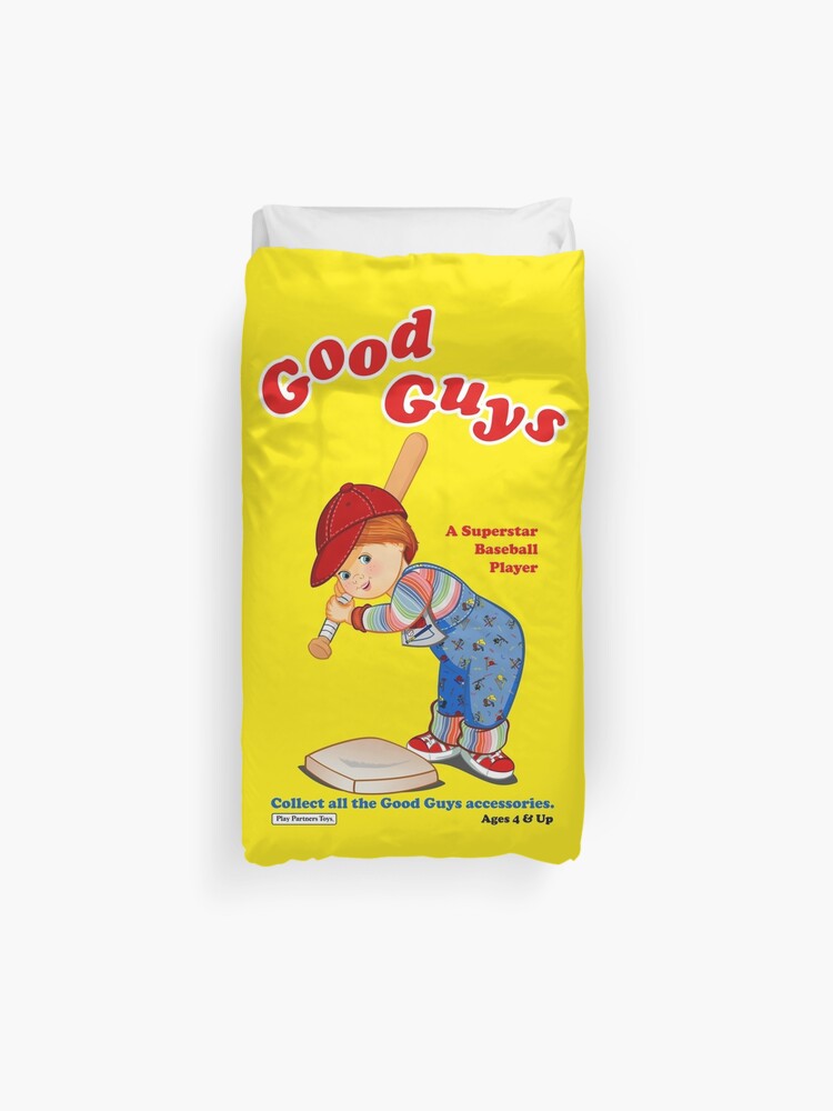 Good Guys Baseball Player Child S Play Chucky Duvet Cover