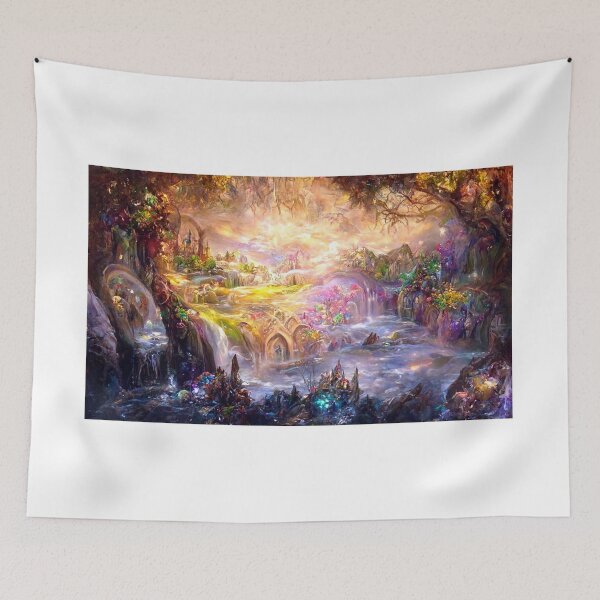 Item preview, Enchanted Land of Felwing Winds designed and sold by senommie.
