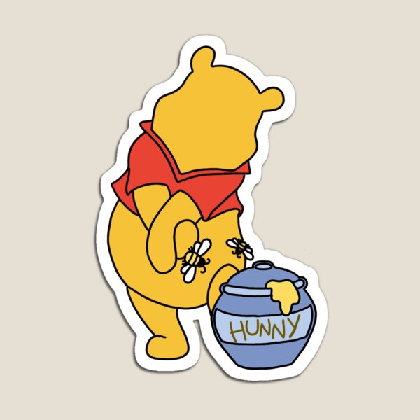 winnie the pooh funny Sticker for Sale by sotarfenama