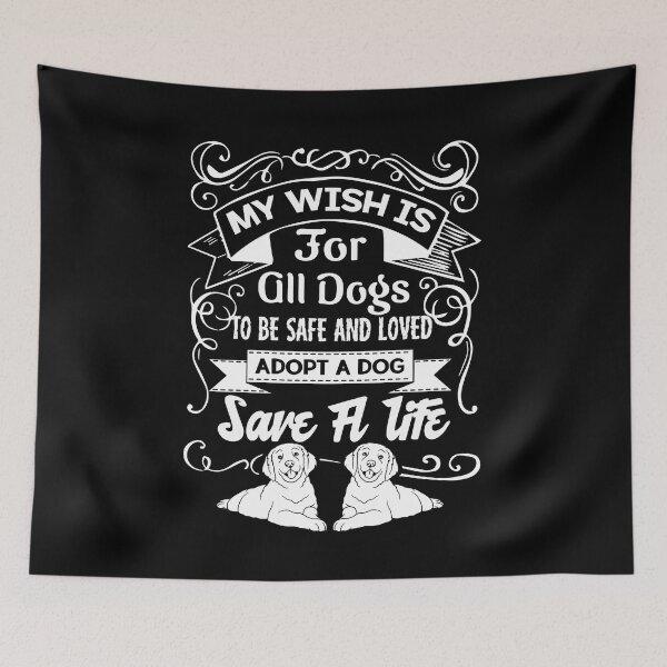 Item preview, Adopt A Dog Save A Life designed and sold by UnknownArtistt.