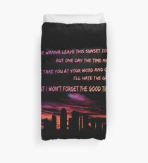 Good Times Skyline Duvet Cover