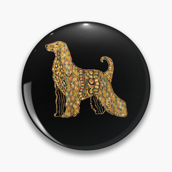 Item preview, Afghan Hound - Afghan Hound Geometric designed and sold by UnknownArtistt.